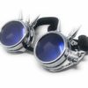 Ultra Silver with Blue Lenses Spike Steampunk Goggles Steam Punk Men Womens Goggles Cyber Punk Pilot Goggles Women Accessories Rave Glasses Welding Goggles Flying Rustic Goggles Steam Punk Goggle steampunk buy now online