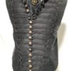 3pcs Steampunk Black Waistcoat with black Braiding with self tie black silk Cravat ,cog tiepin in size 40"42"44"46" by SteamPunkMastery steampunk buy now online