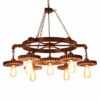 JINHUADAI Vintage chandelier industrial, loft-style steam punk ceiling lighting chandelier wrought iron chandelier, bedroom living room dining perfect lighting steampunk buy now online