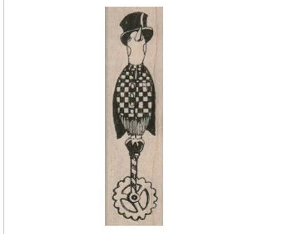 Steampunk Penguin on a gear unicycle unmounted rubber stamp steampunk style designer Mary Vogel Lozinak 18375 by pinkflamingo61 steampunk buy now online Steampunk Penguin on a gear unicycle unmounted rubber stamp steampunk style designer Mary Vogel Lozinak 18375 by pinkflamingo61 steampunk buy now online