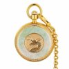 Nature Emerald Jade Gold Dragon Pocket Watch Vintage Roman Numerals Quartz Watch with Chain As Xmas Day Gift,2 steampunk buy now online