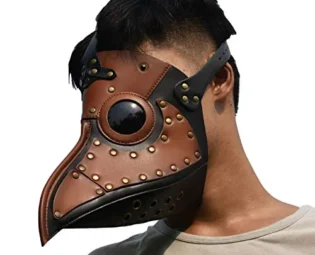 Party Story Plague Doctor Mask Novelty Costume Party Mask Full Head Steampunk Gothic Bird Mask (Only Mask) steampunk buy now online