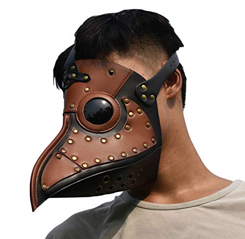 Party Story Plague Doctor Mask Novelty Costume Party Mask Full Head Steampunk Gothic Bird Mask (Only Mask) steampunk buy now online