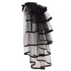 GRACEART Steampunk Black Bustle Tutu Belt Lace Underskirt (Black Hem) steampunk buy now online