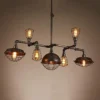 KANGSHENG 7-Lights Retro Industrial Iron Metal Water Pipe Pendent Lamp Creative Vintage Steampunk Restaurant Light Bar Decoration Lighting Suspension Chandelier E27 steampunk buy now online