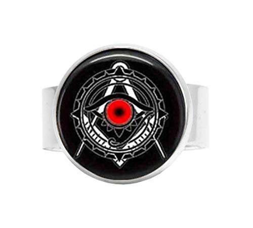 Steampunk Vintage Masonic Antique Print Poster Ring steampunk buy now online