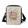 Quotes Decor,Find Yourself Colorful Typographical Poster Style Art Inspirational Quotes Print,Blue Yellow Red Print Kids Crossbody Messenger Bag Purse steampunk buy now online