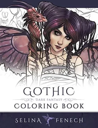 Gothic - Dark Fantasy Coloring Book: Volume 6 (Fantasy Coloring by Selina) steampunk buy now online