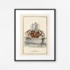 Vintage Octopus in the Bath Print, Funny Bathroom Wall Art, Surreal Gothic Art, Steampunk Bathroom Wall Print by BrightBlueStar steampunk buy now online