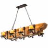 Dining Room Candle Pendant Light Farmhouse Retro Boat Chandelier 8/11-Light Vintage Ceiling Lighting Fixture Adjustable Height Wood Hanging Industrial Pendant Lamp Fitting,11Light steampunk buy now online