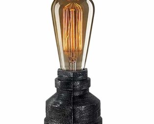 YUENSLIGHTING Vintage American Village Style Desk Light Creative Table Lamp Iron Steel Water Pipe Table Night Lights,Bedside Desk Lamps,Industrial Steampunk Retro E27 Holder Fitting Lighting Fixture steampunk buy now online