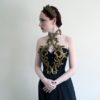 Gold Filigree Metallic Rubber Latex Ornate Harness Breastplate Chest piece Armour Gothic Faerie Elf Baroque Fantasy Steampunk by AconiteCreations steampunk buy now online