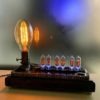 Industrial Decor Nixie Tube Clock Loft Lamp Edison Bulb Loft Light Steampunk Office Lamp Industrial Lamp Table Lamp Desk Light Man Cave Gift by MabooLights steampunk buy now online