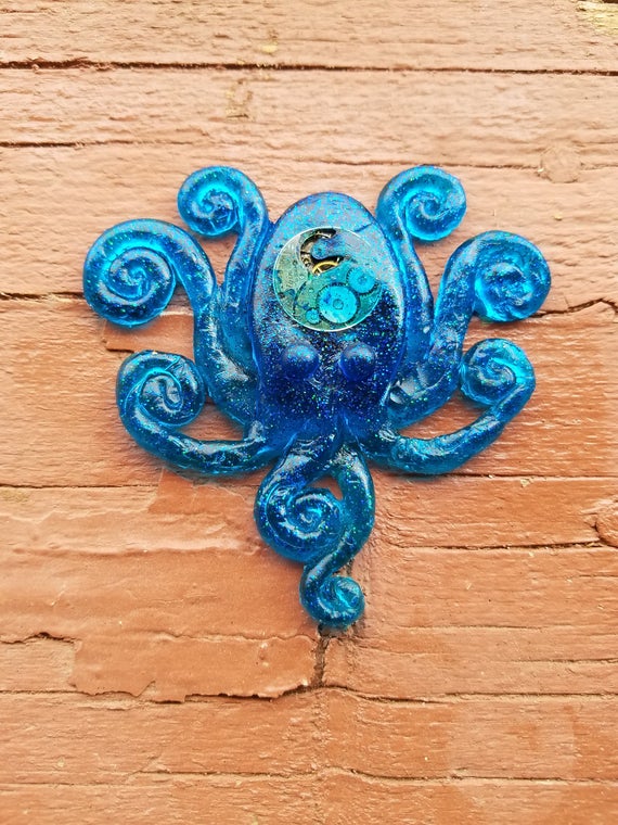 SteamPunk Octopus Pendant by MetaMod steampunk buy now online