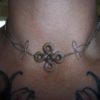 Sterling Silver Wire Tied Celtic Knot Necklace with Intricate Handmade Chain Very Delicate OOAK GIRLY and Earthy Choker free shipping in USA by EnchantedCalico steampunk buy now online
