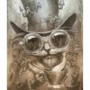 Cat Steampunk Full Needlework Square Diamond Painting Cross Stitch Kit 5D Diamond Embroidery DIY Diamond Mosaic Crafts 40 * 50CM steampunk buy now online
