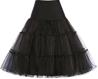 Women 50s Retro Petticoat Underskirt Plus Size Vintage Swing 1960 Rockabilly Crinoline steampunk buy now online
