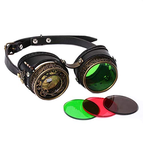 Sunglass Fashion Cosplay Party Masquerade Props Steampunk Glasses Vintage Punk Goggles steampunk buy now online