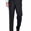 Chums Mens Stretch Waist Formal Smart Work Trouser Pants Hidden Elasticated Trousers Elasticated Trousers Black 40W / 31L steampunk buy now online