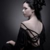 Black Dress "B. No 3", ROHMY Black Label /// Type 2 / asymmetrical / avantgarde / handmade / Nocturne Collection by ROHMY steampunk buy now online