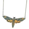 Deathhead moth Necklace- Wooden Vintage inspired jewellery laser cut by DelphisDelights steampunk buy now online Deathhead moth Necklace- Wooden Vintage inspired jewellery laser cut by DelphisDelights steampunk buy now online