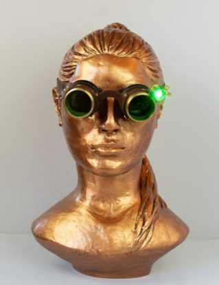 Handmade Goggles Burning Man festival dust-proof burner party rave goggles genuine leather by MilaLoveart steampunk buy now online