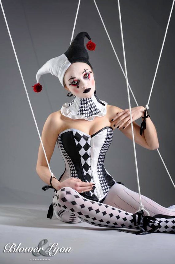 Harlequin corset - Harlequin cosplay- Harlequin costume. UK 8-10 by LyndseyBoutique steampunk buy now online