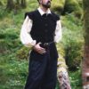 Men Vest Renaissance-Style velveteen overcoat - Steampunk Pirate Fantasy Medieval Renaissance Costume Cosplay larp by CostureroReal steampunk buy now online
