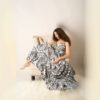 Miss Angelina's floor length backless nightgown ~ sexy bedtime dress with ruffled hem ~ cozy anti-pill fleece by porshesplace steampunk buy now online