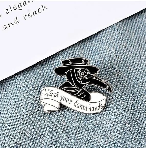 Plague Doctor Enamel Pin Set | Steampunk | Jewelry Gift by DakiPets steampunk buy now online Plague Doctor Enamel Pin Set | Steampunk | Jewelry Gift by DakiPets steampunk buy now online