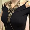 Steampunk Body Chains. Shoulder Necklace. Steampunk Jewelry. Shoulder Chains. Body Jewelry. Steampunk Body Necklace by MirelasFashionChains steampunk buy now online