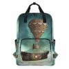 ZOMOY Backpack，Fantasy Steampunk Airship 3D Illustration ，New Casual Laptop Lightweight Daypack Canvas College School Travel Shoulder Bag Camping Climbing Hiking Bags steampunk buy now online