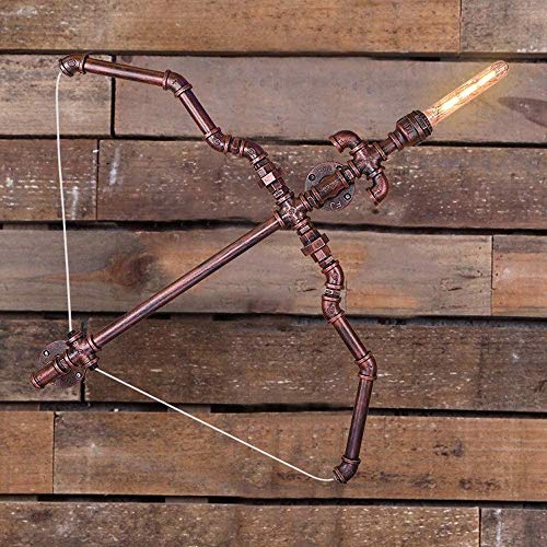 Raelf Retro Industrial Water Pipe Wall Lamp Edison 1 Pendant Lamp Wall Light E27 Steampunk Water Pipe Sconce Wrought Iron Industrial Loft Wall Light Children's Room Bar Club Decoration Lighting steampunk buy now online