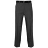 MyShoeStore Mens Formal Trousers Casual Business Office Work Home Belted Smart Dress Pants Straight Leg Flat Front Everpress Pockets Plus Free Belt(Charcoal Grey, 32/29) steampunk buy now online