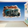 Hogwarts Castle Hole in Wall - Harry Potter 3D Art Printed Vinyl Sticker Decal (Large 600 x 425mm) steampunk buy now online