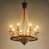 YQRDDD Chandeliers Vintage Industrial Pendant Ceiling Light Steampunk Retro LOFT Creative Hemp Rope Candle Chandelier 8 Lights Living Room Bedroom Bar Restaurant Decoration Lighting Chandelier steampunk buy now online
