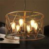 YQRDDD Chandeliers Vintage Industrial Pendant Ceiling Light Steampunk Retro LOFT Creative Iron Hollow Cage Chandelier 6 Lights Living Room Bedroom Bar Restaurant Decoration Lighting Chandelier steampunk buy now online