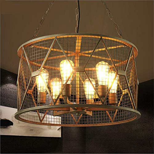 YQRDDD Chandeliers Vintage Industrial Pendant Ceiling Light Steampunk Retro LOFT Creative Iron Hollow Cage Chandelier 6 Lights Living Room Bedroom Bar Restaurant Decoration Lighting Chandelier steampunk buy now online