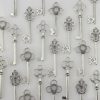 LolliBeads (TM) Antiqued Silver Skeleton Key Sets Tibetan Silver, Filigree Steampunk Keys (30 Pcs) steampunk buy now online