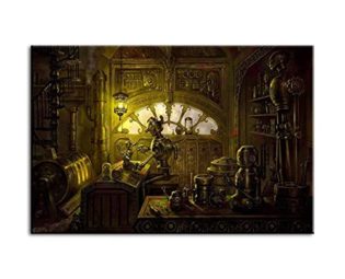 Hd Print Poster Home Decoraiton Canvas Game Steampunk Fantasy Painting Wall Artwork Modern for Bedroom Picture-28x40 inch No Frame steampunk buy now online