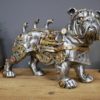 Bulldog Industrial Steampunk Ornament - Ornaments | industrial Home Decor | Industrial by MatchstickShop steampunk buy now online