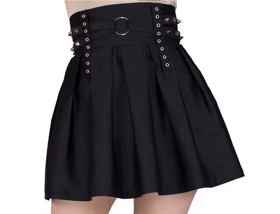 Goth skirt, goth clothing, pastel goth clothing, skater skirt, gothic skirt, gothic clothing, goth clothing women, gothic dresses by VrolokClothing steampunk buy now online