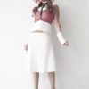 Skirt - Knee Length Skirt - White Skirt - Summer Skirt - Gypsy Skirt - Steampunk - Burning Man - Bohemian - Bias - Sexy - ALL SIZES by GypsyCircus steampunk buy now online