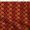 Steampunk Deco Fabric - Gears By Jadegordon - Gears Scallops Orange Red Steampunk Art Deco Cotton Fabric By The Metre by Spoonflower by SpoonflowerEurope steampunk buy now online