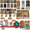Steampunk Glass effect-Add on kit 90+ elements -10 pages-Printable Scrapbook Junk Journal - Instant download for personal and commercial use by PolkaArtStudio steampunk buy now online