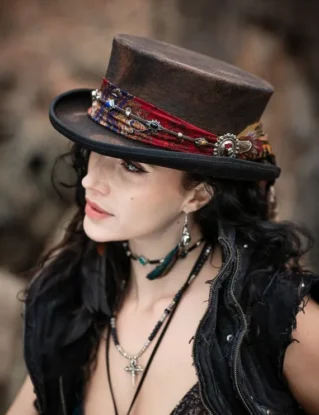 The Dandy Mini Top Hat by VeraBlack steampunk buy now online