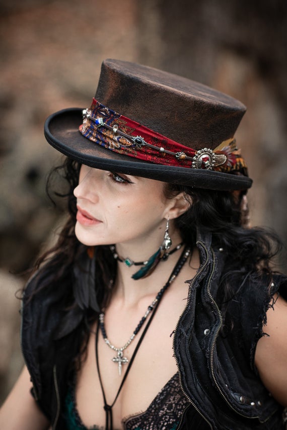 The Dandy Mini Top Hat by VeraBlack steampunk buy now online