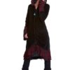 Velvet Corset Back Gothic Coat by AltshopUK steampunk buy now online