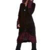 Velvet Corset Back Gothic Coat by AltshopUK steampunk buy now online