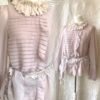 Victorian chiffon lace shirt, distressed trim and belt by RAWRAGSbyPK steampunk buy now online